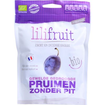 Gewelde pruimen van Lilifruit, 6 x 150 g