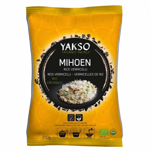 Mihoen (rijstvermicelli) van Yakso, 6 x 250 g