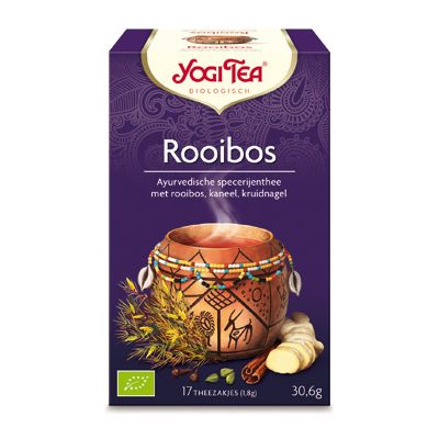 Rooibos Thee van Yogi Tea, 6x 17 blt