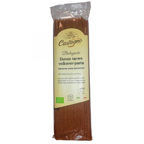 Spaghetti Volkoren van Castagno, 12x 500 gr.