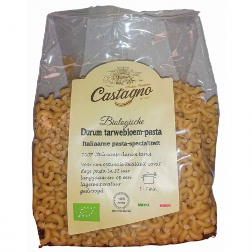 Macaroni Bloem Pasta van Castagno, 12x 500 gr.