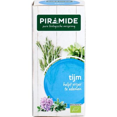 Tijm thee van Piramide, 6 x 20 builtjes