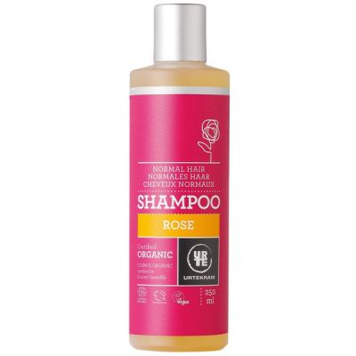 Rose shampoo (normaal haar) van Urtekram, 1 x 250 ml