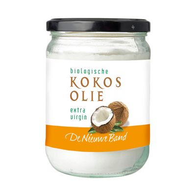 Kokosolie extra virgin van De Nieuwe Band, 1x 500 ml