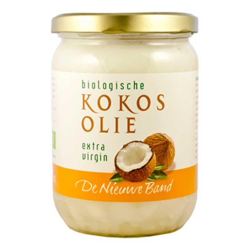 Kokosolie extra virgin van De Nieuwe Band, 1x 500 ml