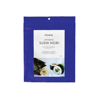 Sushi-Nori van Clearspring GEEN BIO, 8 x 17 gr