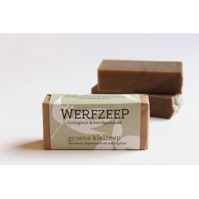 Groene kleizeep van Werfzeep, 1 x 100 g