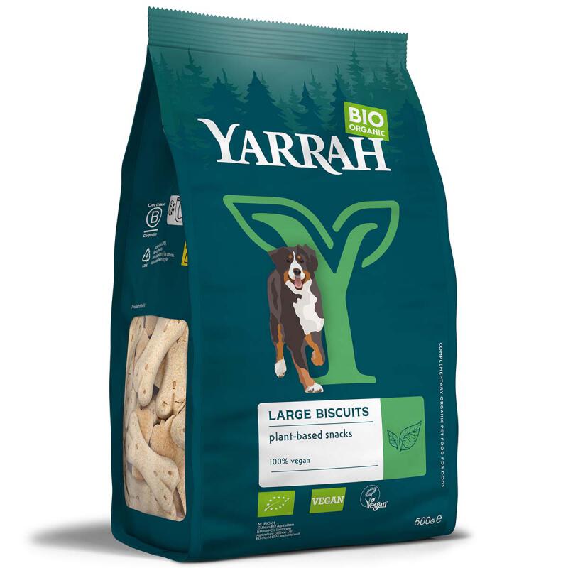Hondenkoekjes vega (voor grotere honden) van Yarrah, 4 x 500 g Hondenkoekjes vega (voor grotere honden) van Yarrah, 4 x 500 g