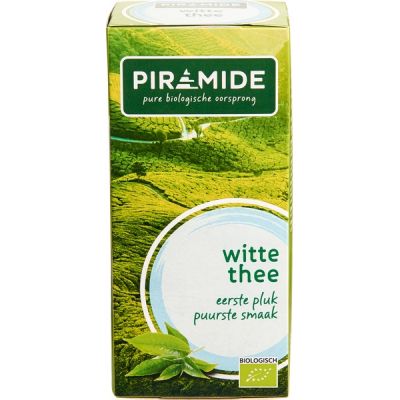 Witte thee van Piramide, 6 x 20 builtjes