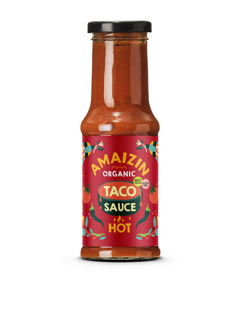 Taco saus hot van Amaizin, 6 x 220 g