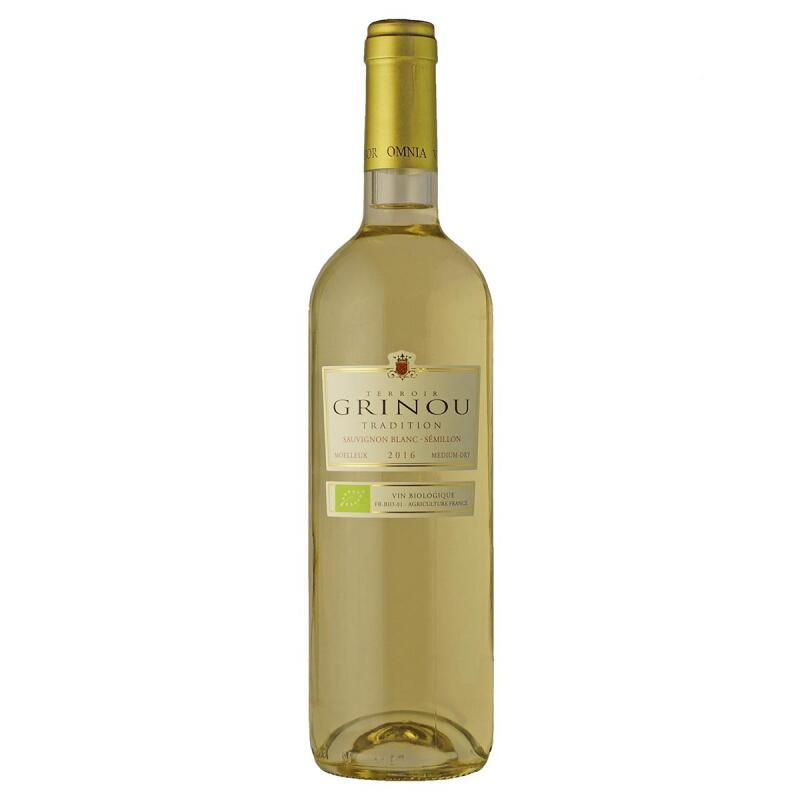 Sauvignon-sémillon moelleux, zoet van Chateau Grinou, 6 x 750 ml