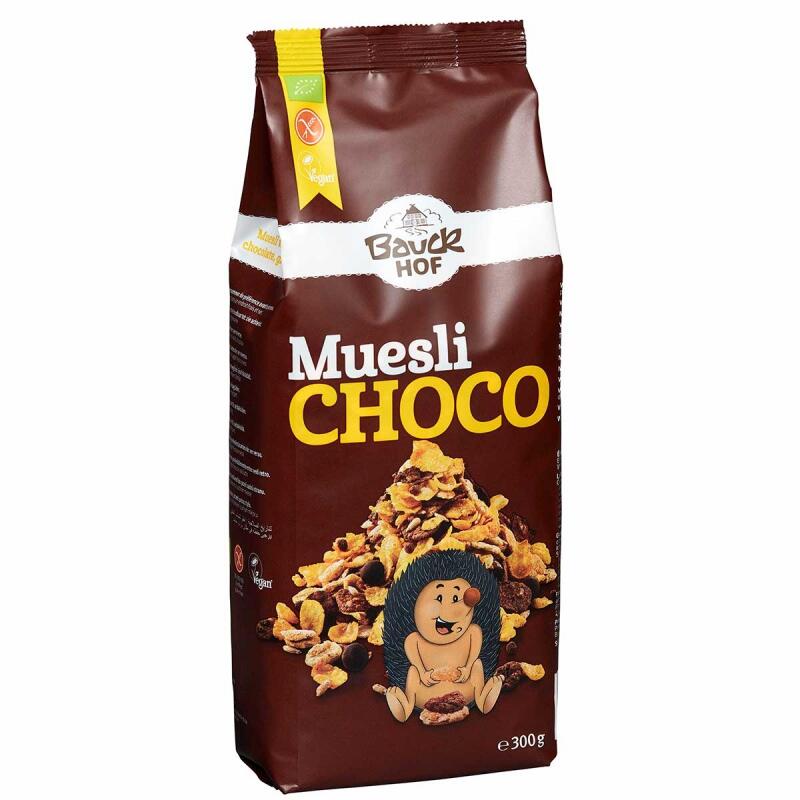 Muesli choco krokant gv van Bauckhof, 6 x 300 g