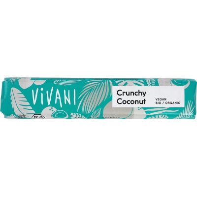 Minitablet crunchy coconut van Vivani, 18 x 35 g