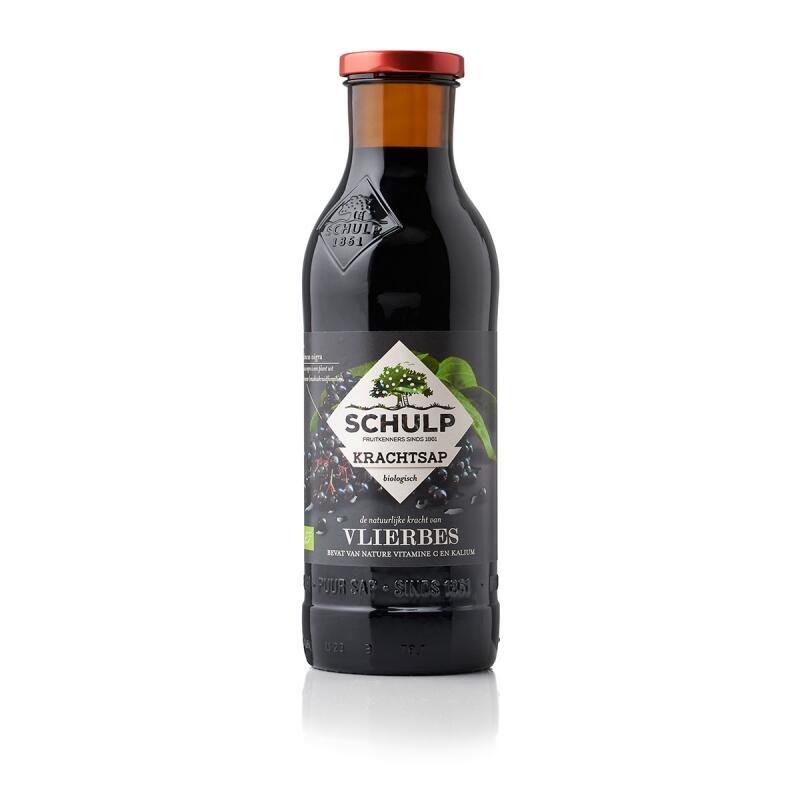 Vlierbes Krachtsap van Schulp, 6 x 750 ml Vlierbes Krachtsap van Schulp, 6 x 750 ml
