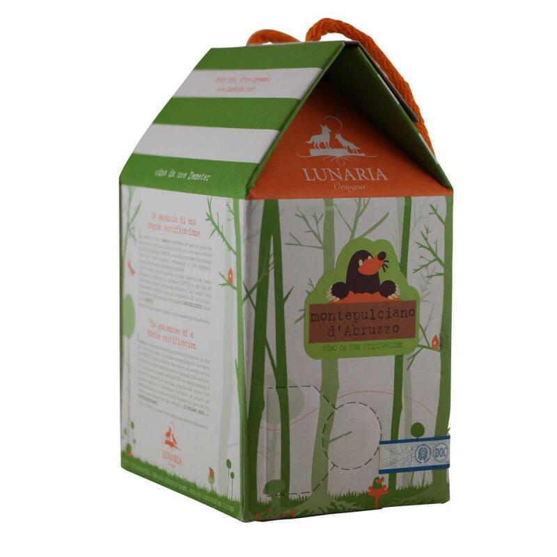 Montepulciano bag-in-box van Lunaria, 1 x 3 l