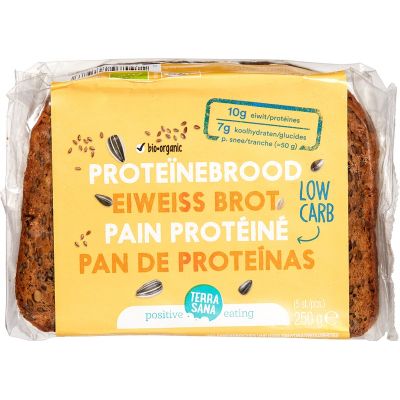 Proteinebrood van TerraSana, 9 x 250 g