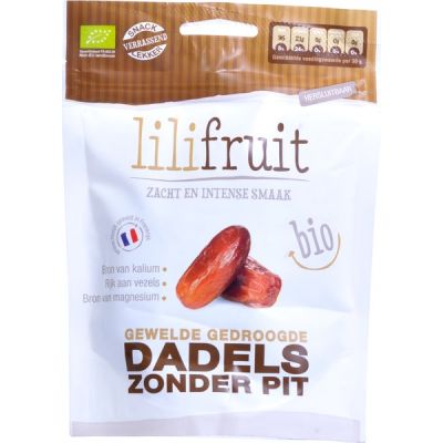 Gewelde dadels van Lilifruit, 6 x 150 g