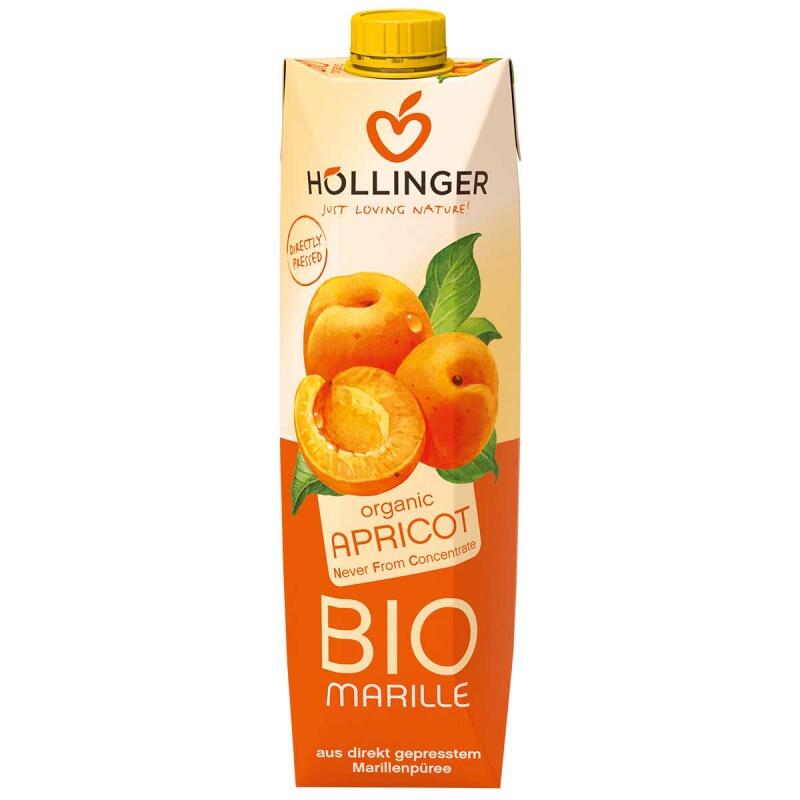 Abrikozen nectar van Höllinger, 12 x 1000 ml