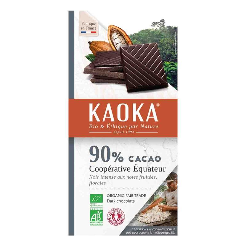 Puur 90% ecuador van Kaoka, 17 x 100 g