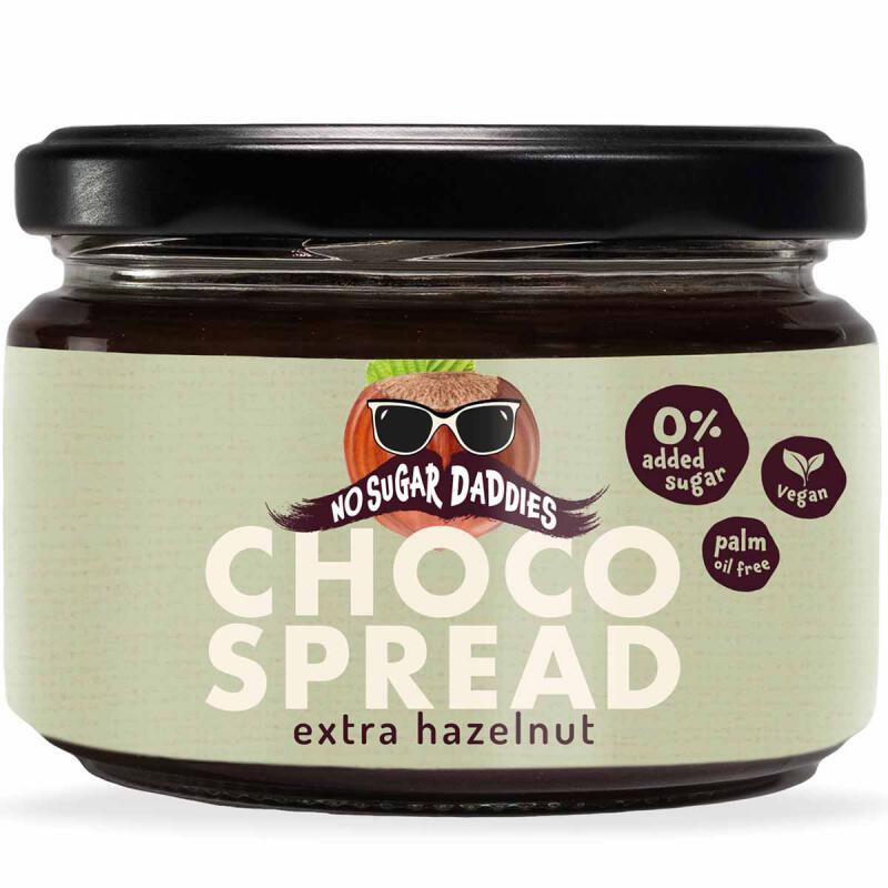 Chocopasta hazelnoot van No Sugar Daddies, 6 x 200 g