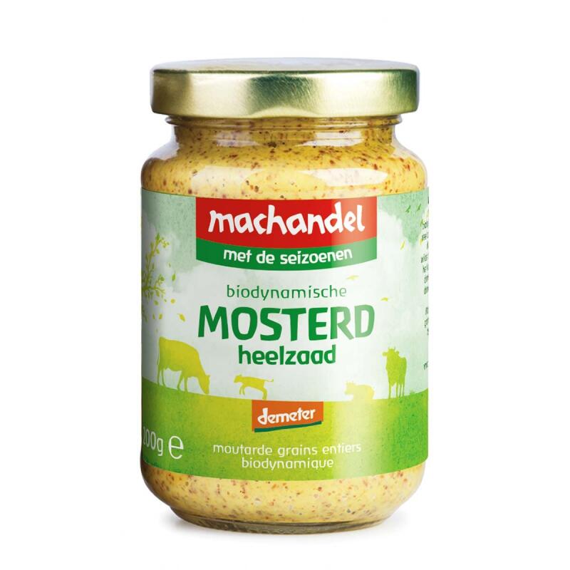 Mosterd grof van Machandel, 6 x 200 g