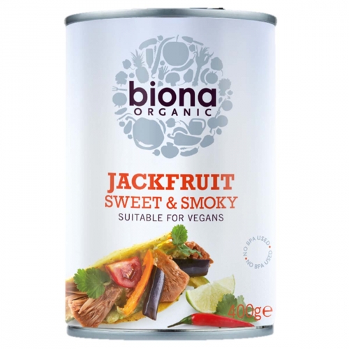 Jackfruit sweet + smokey van Biona, 6 x 400 g