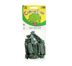 Hazelnoottoffees van Candy Tree, 12 x 75 g