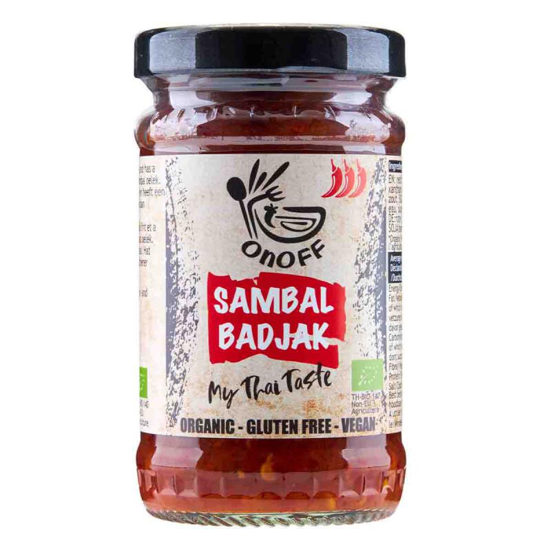 Sambal badjak van Onoff spices!, 6 x 110 g