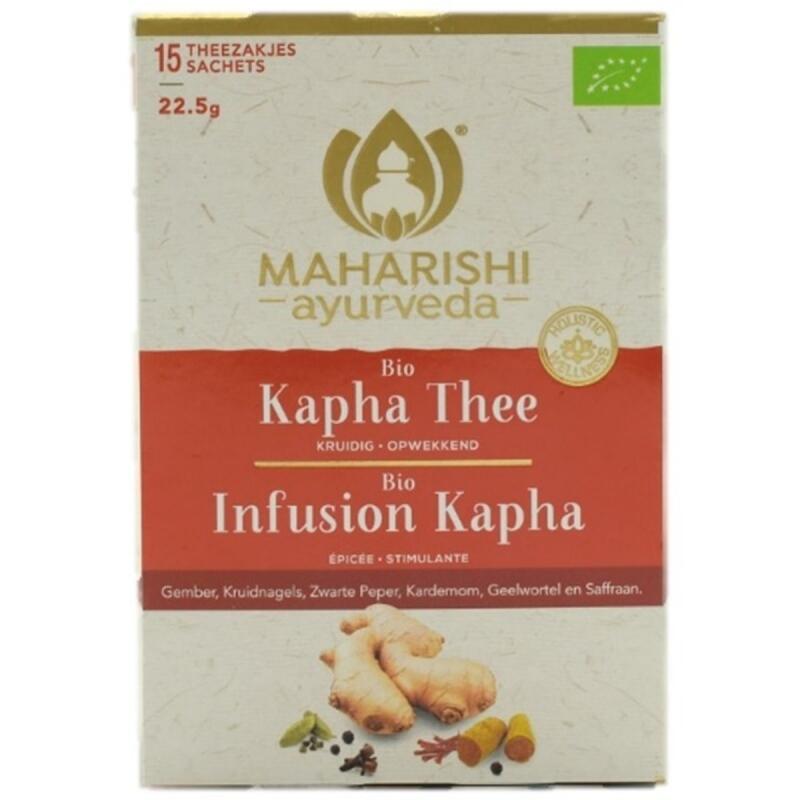 Ayurvedische kapha thee van Maharishi, 12 x 15 builtjes
