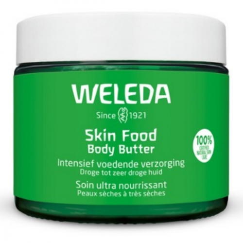 Skin food body butter,glas van Weleda, 1 x 150 ml