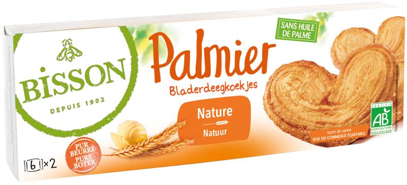 Palmier bladerdeegkoekjes van Bisson, 12 x 100 g