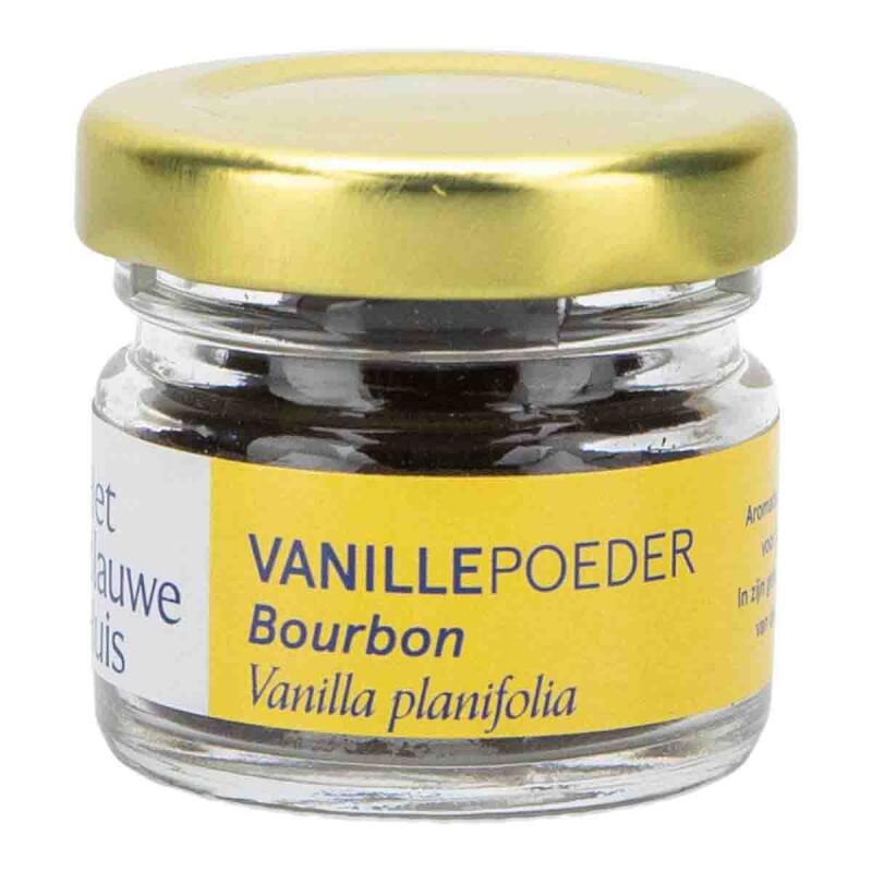 Vanille bourbon poeder van Het Blauwe Huis, 6 x 4 g