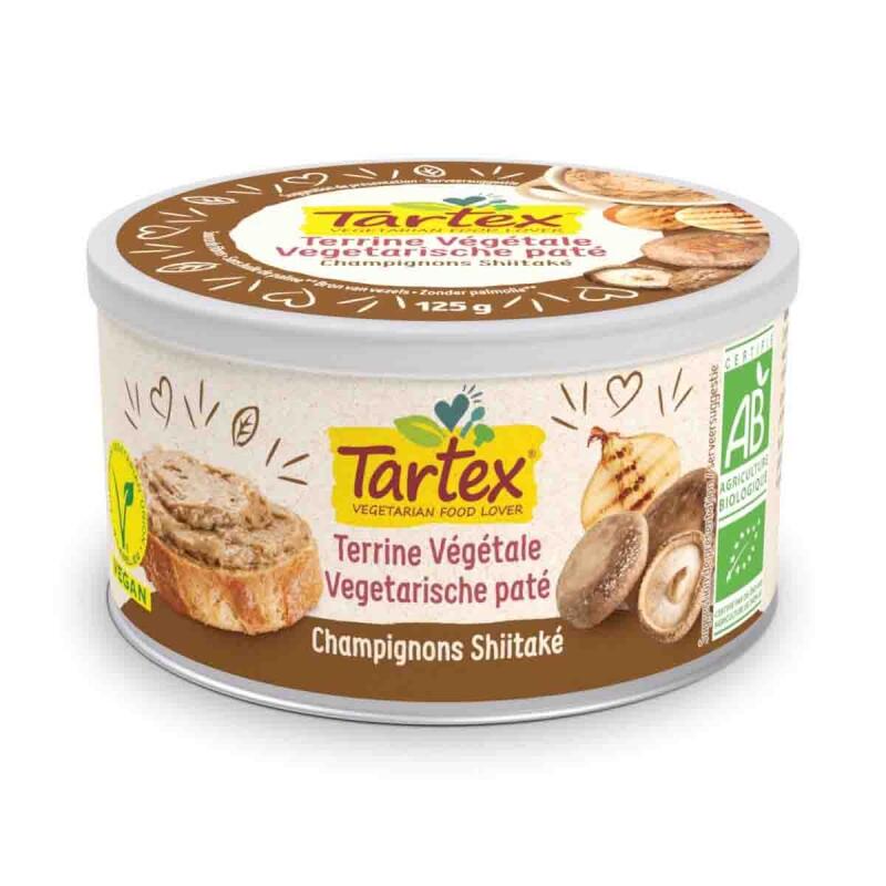 Paté champignons vegetarisch van Tartex, 12 x 125 g