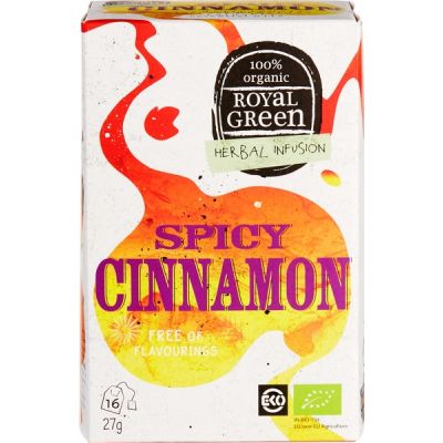 Spicy cinnamon van Royal Green, 4 x 16 builtjes