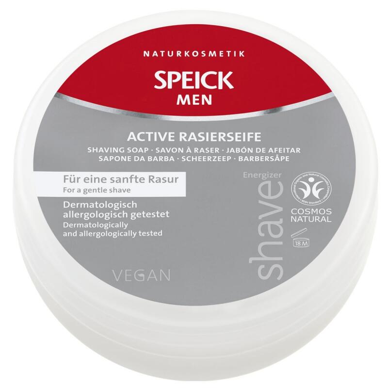 Men active scheerzeep pot van Speick, 1 x 150 g