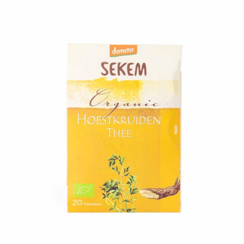 Hoest-kruidenthee van Sekem, 6 x 20 builtjes