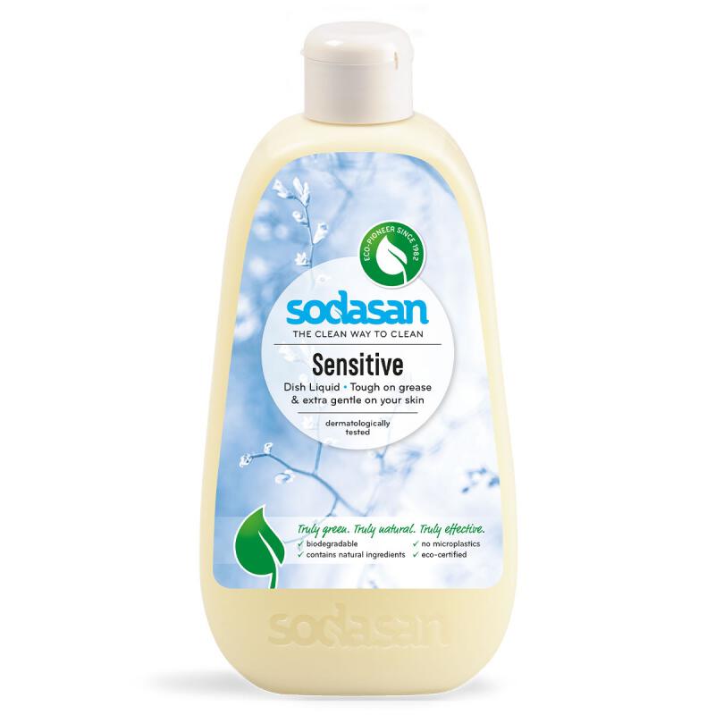 Afwasmiddel sensitive van Sodasan, 6 x 500 ml