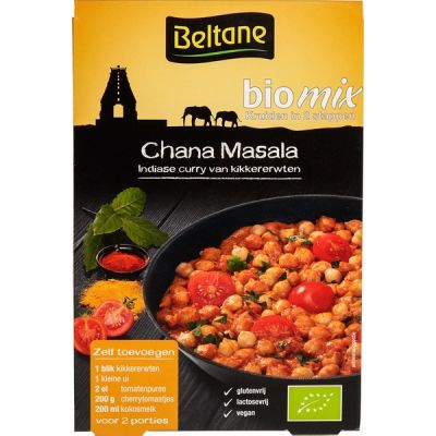 Kruidenmix voor Chana Masala van Beltane, 10 x 25,1 g