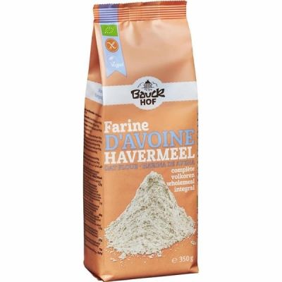 Havermeel volkoren, glutenvrij van Bauckhof, 6 x 350 g