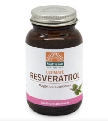 Absolute resveratrol 350mg van Mattisson GEEN BIO, 1 x 60 stk