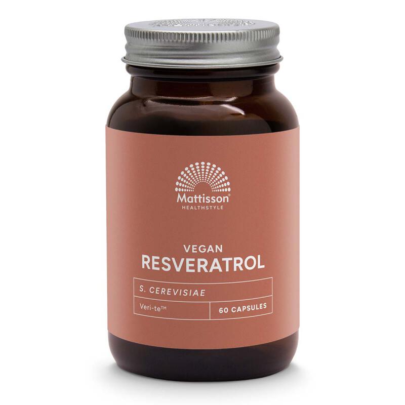 Absolute resveratrol 350mg van Mattisson GEEN BIO, 1 x 60 stk