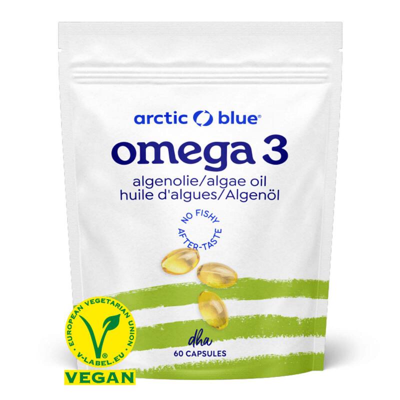 Omega 3 algenolie caps van Arctic blue, 1 x 60 stk