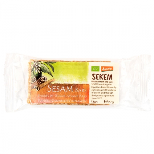 Sesambar kaneel van Sekem, 12 x 27 g