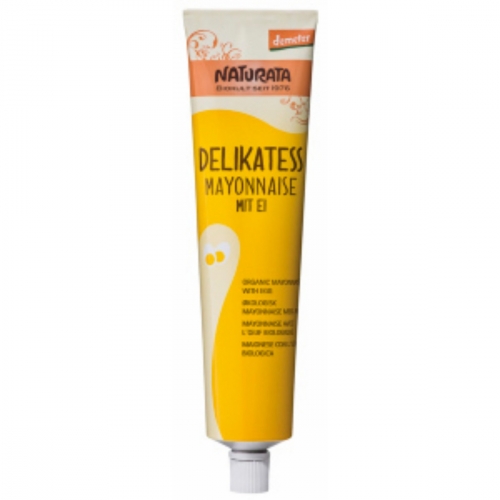 Mayonaise delikatesse (tube) van Naturata, 8 x 185 ml