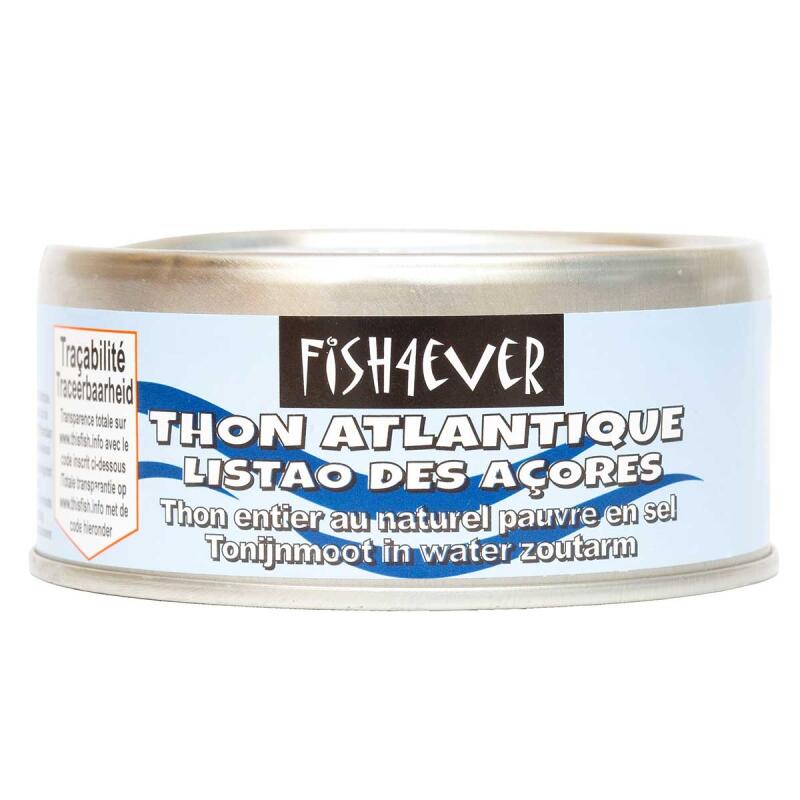 Tonijnmoot water zoutarm van Fish 4 Ever, 15 x 160 g