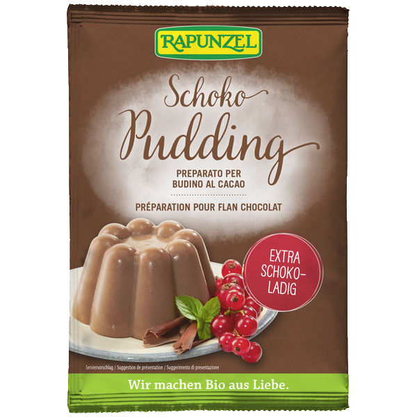 Choco pudding van Rapunzel, 25 x 43 g