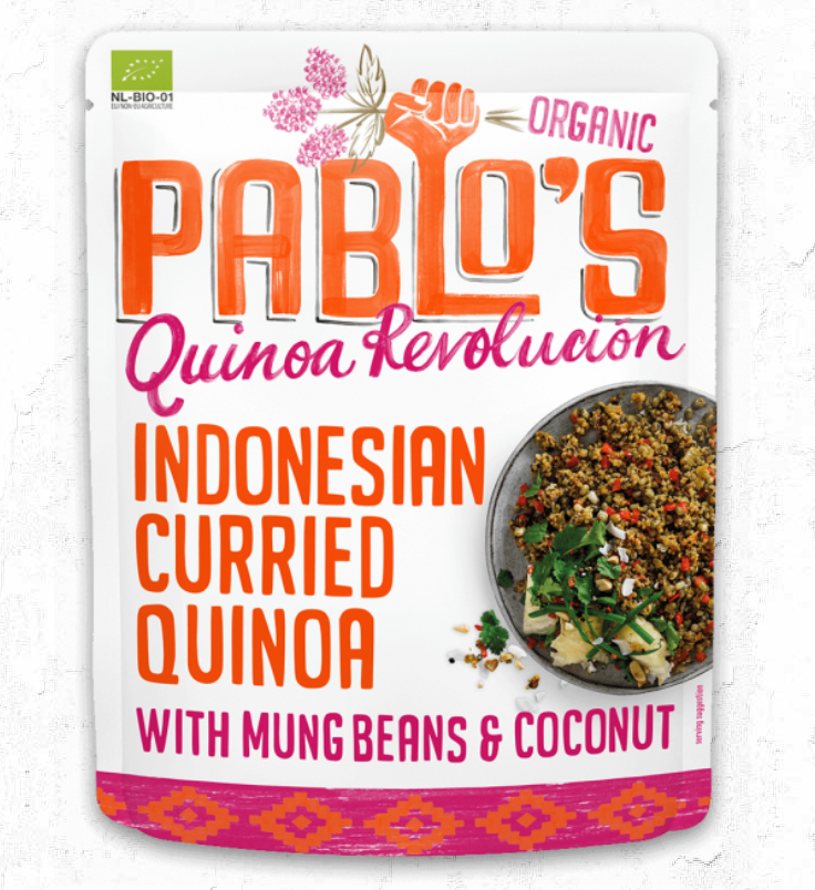 Indonesian curried quinoa van Pablo`s Quinoa, 10 x 210 g