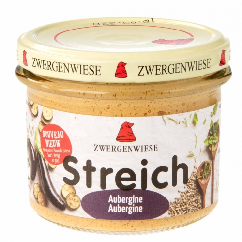 Spread aubergine van Zwergenwiese, 6 x 180 g