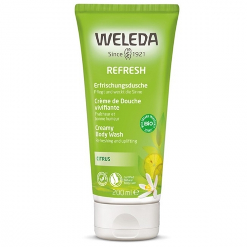 Citrus refresh douche van Weleda, 1 x 200 ml