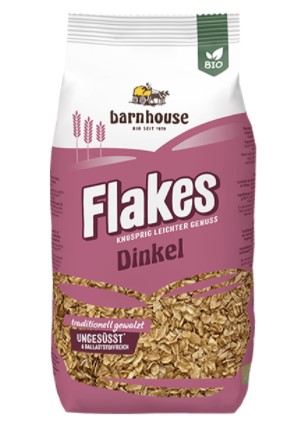 Speltflakes van Barnhouse, 6 x 200 g